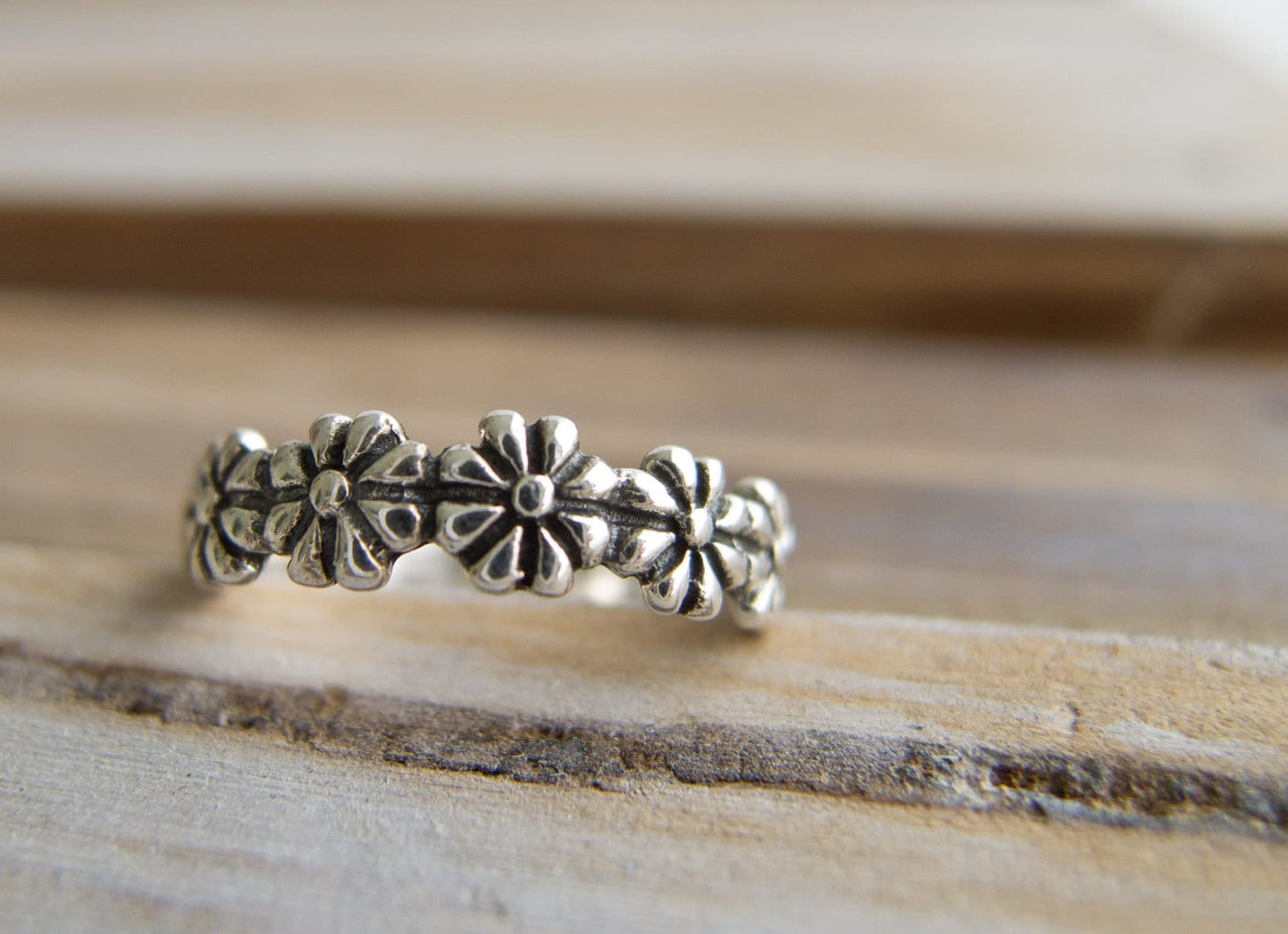 I Pick You Daisy Flower Ring | Sterling Silver Rings For Women