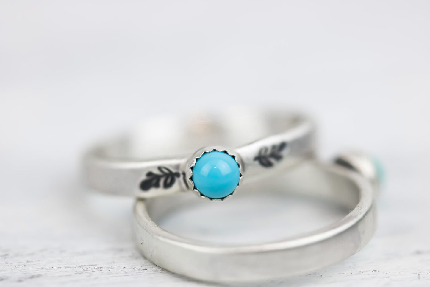Sterling Silver Turquoise Ring For Women, Genuine Turquoise Ring, Real Turquoise Ring, Floral Ring Floral Jewelry, Botanical Ring, Vine Ring