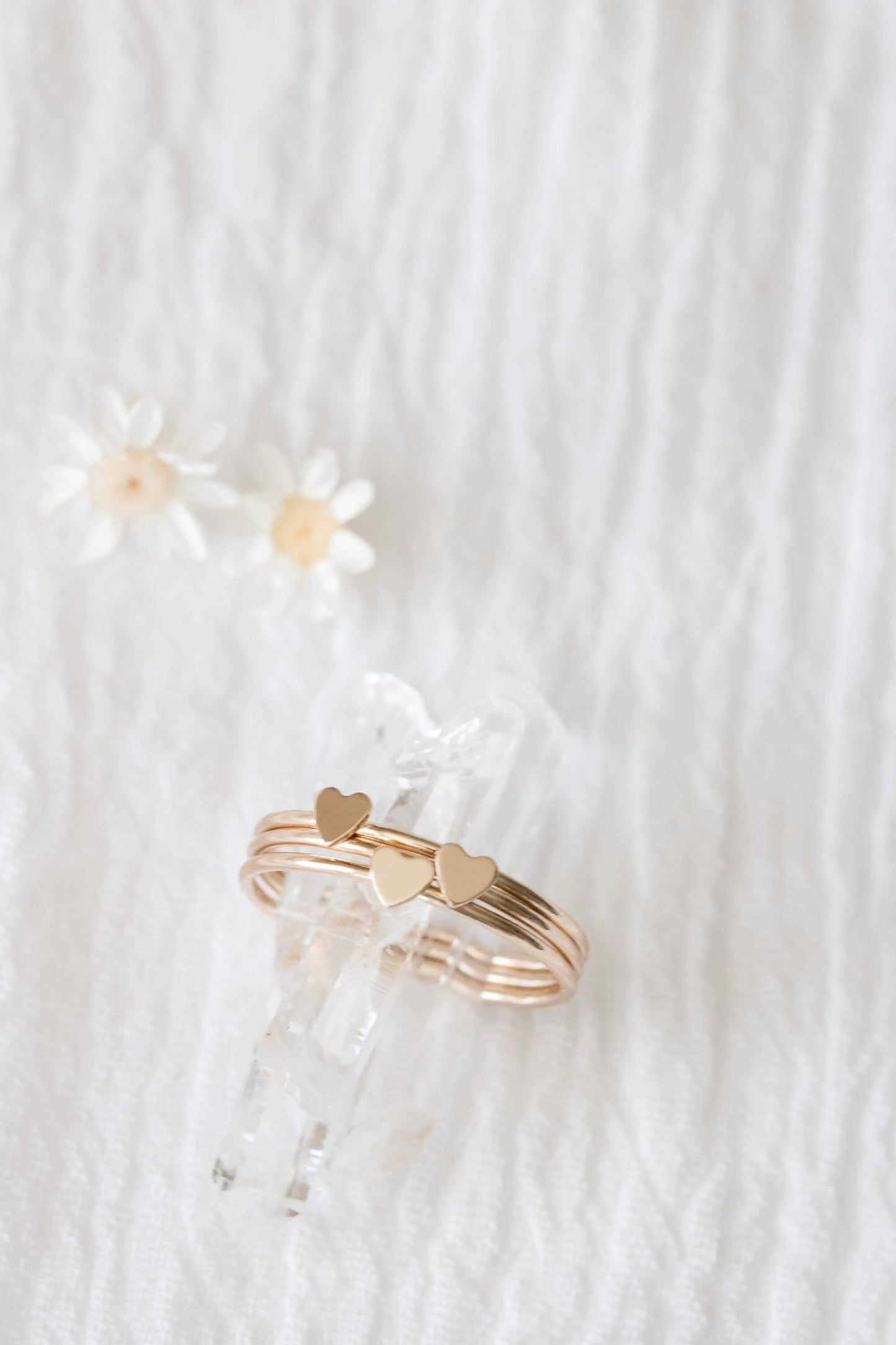 Solid 14k Gold Small Heart Ring