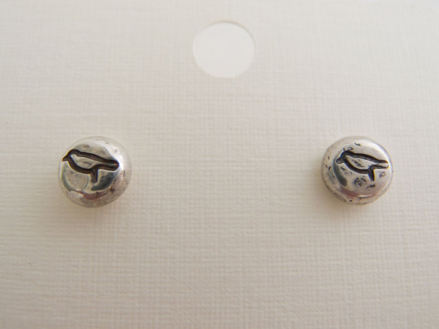 Stud Earrings Sterling Silver, Silver Stud Earrings, Minimal Stud Earrings,Bird Earrings, Bird Lover Gift, Bird Jewelry, Tiny Stud Earrings