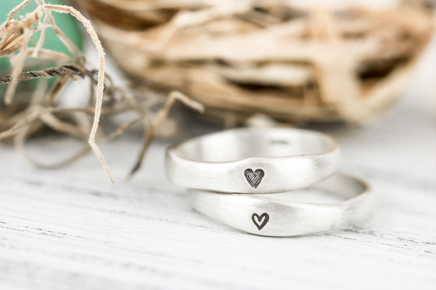 Stacking Silver Name Ring