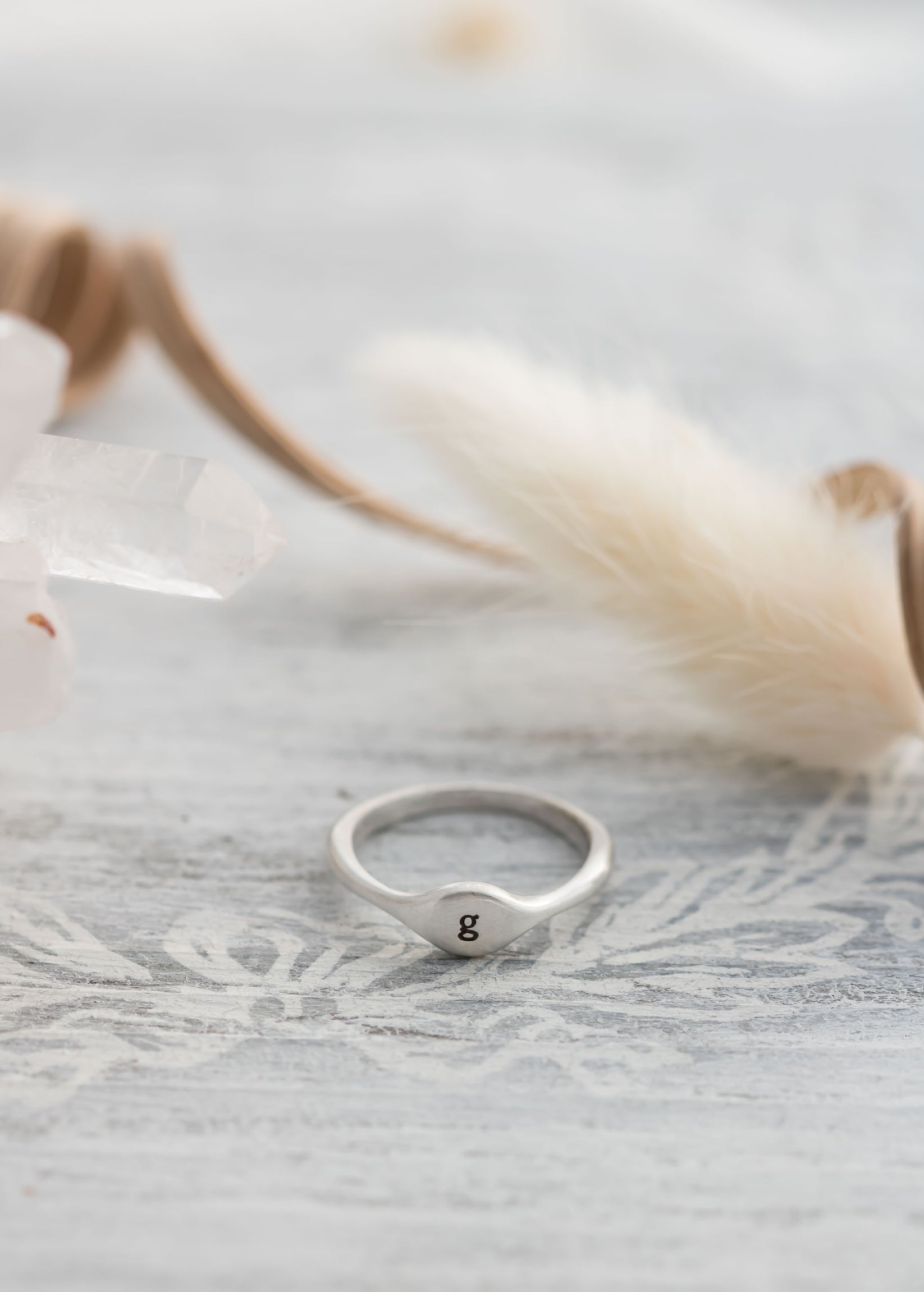 Initial Stacking Ring | Sterling Silver | Rings For Women – Radiant ...