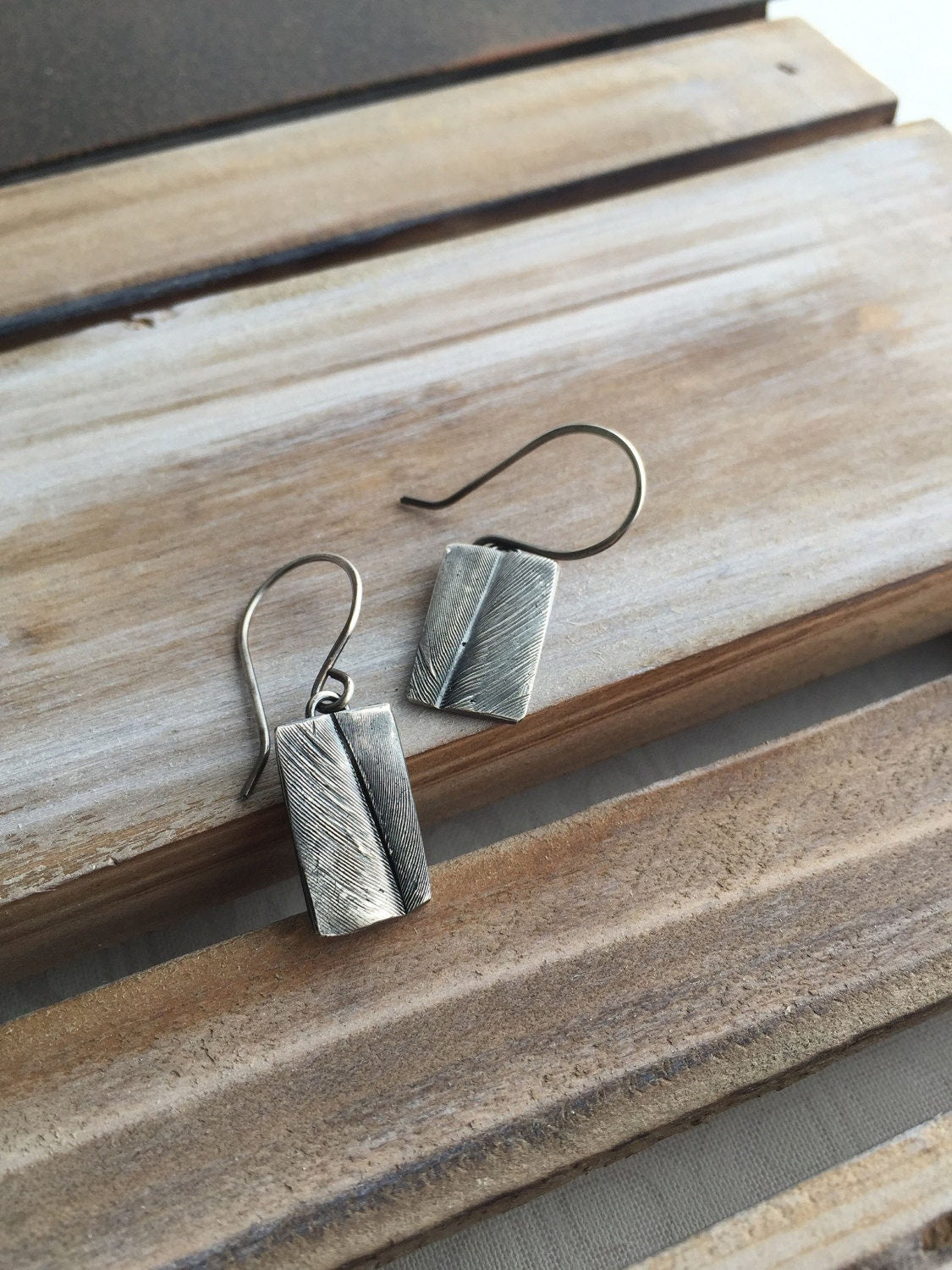 Sterling Silver Feather Earrings, Boho Silver Earrings, Style, Feather Dangle Earrings,  Feather Jewelry, Boho Jewelry, Fine Silver