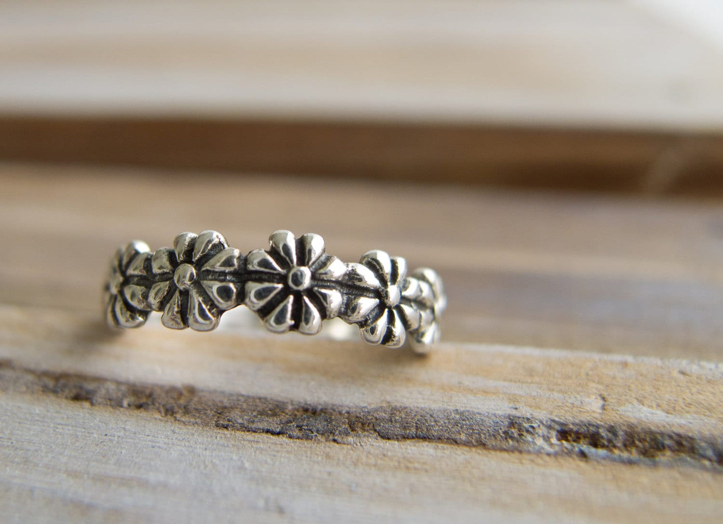 I Pick You Daisy Flower Ring | Sterling Silver Rings for Women