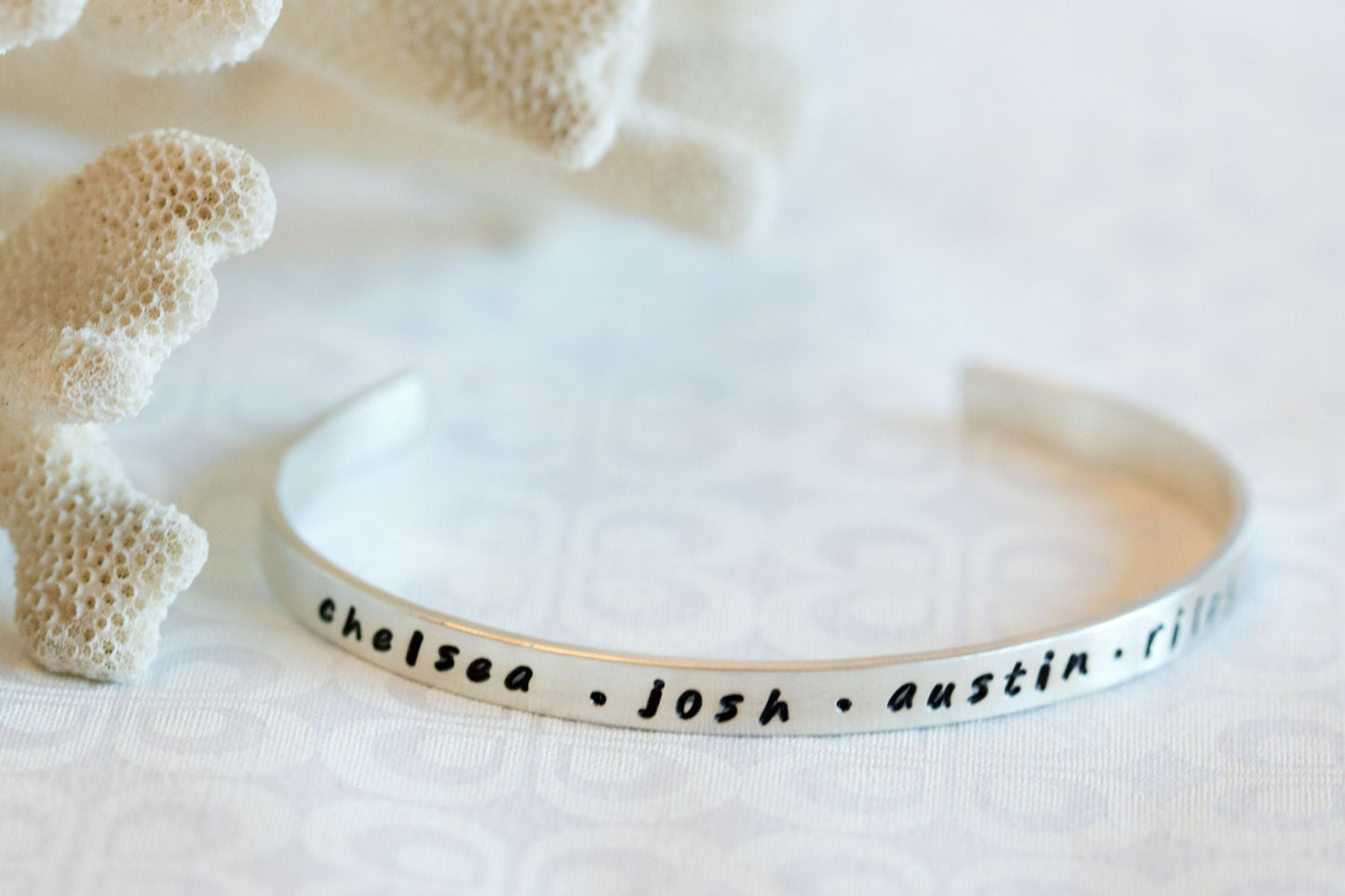 Personalized Jewelry For Mom, Stamped Jewelry For Mom, Custom Jewelry For Grandma