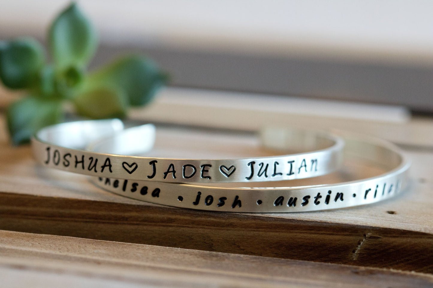 Personalized Gift For Mom, Personalized Gift For Grandma, Kids Names Bracelet