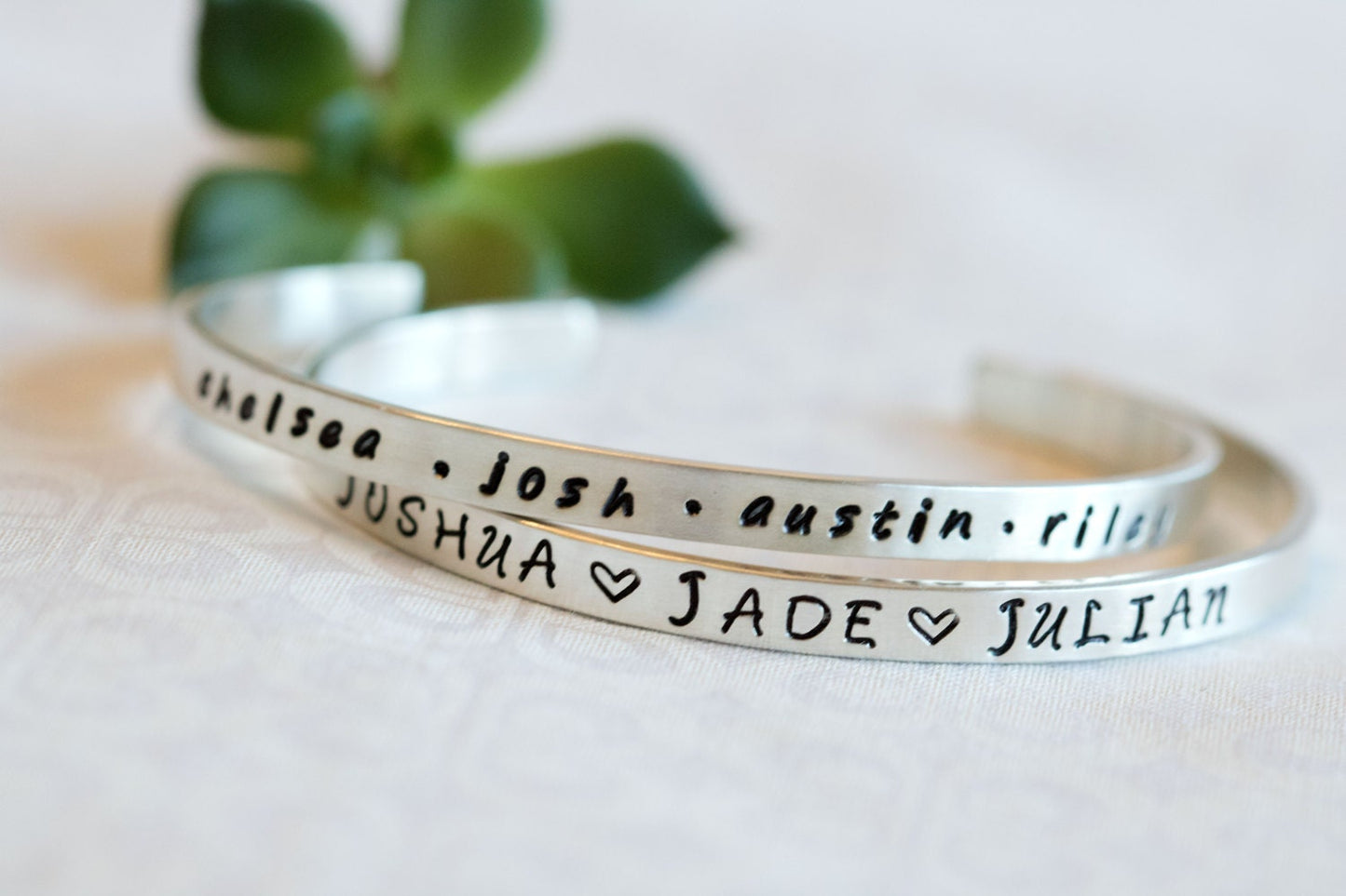 Personalized Jewelry For Mom, Stamped Jewelry For Mom, Custom Jewelry For Grandma