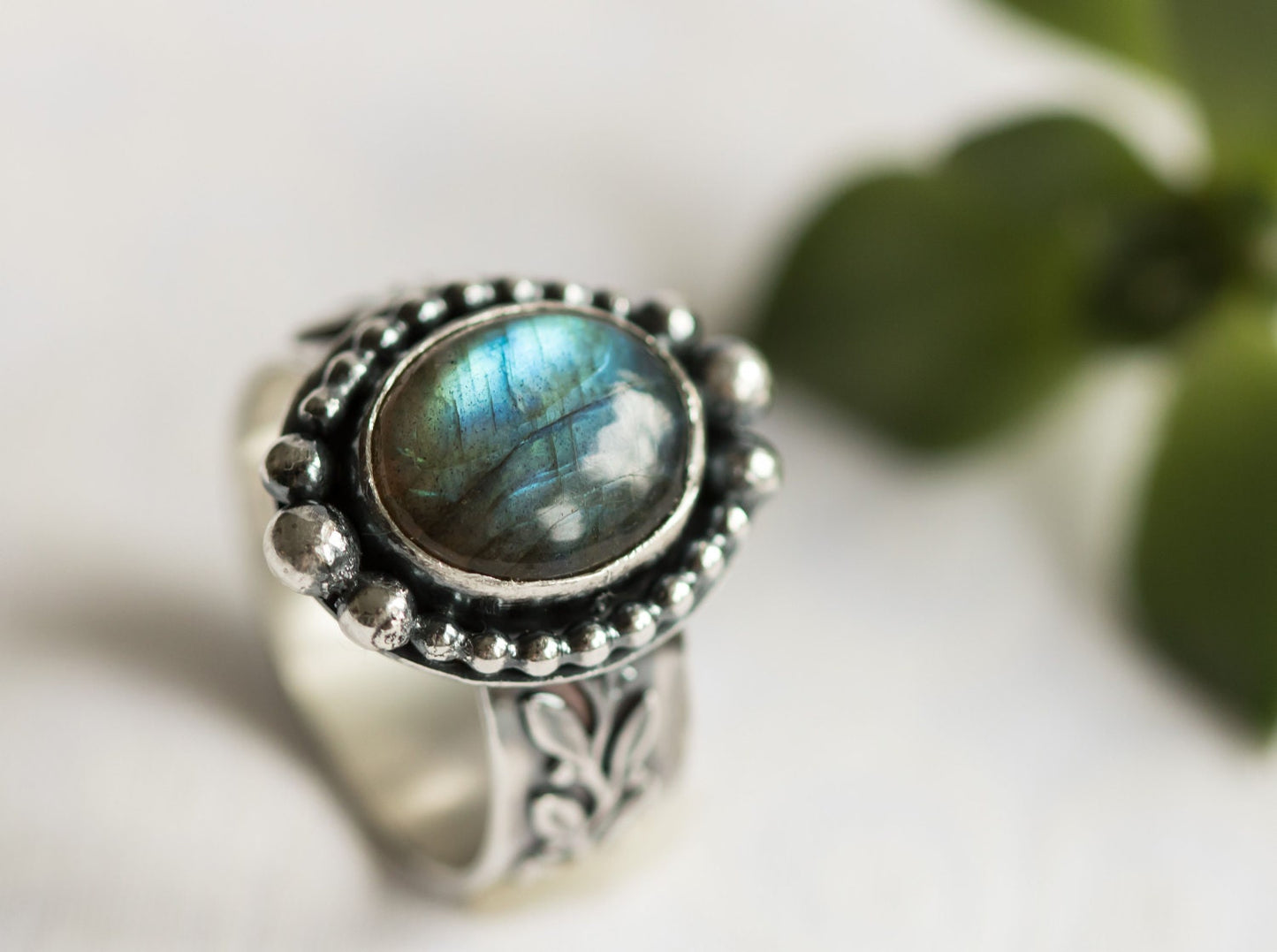 Sterling Silver Rings For Women, Labradorite Ring, Labradorite Engagement Ring, Sundance Style, Northern Lights Ring, Labradorite Jewely