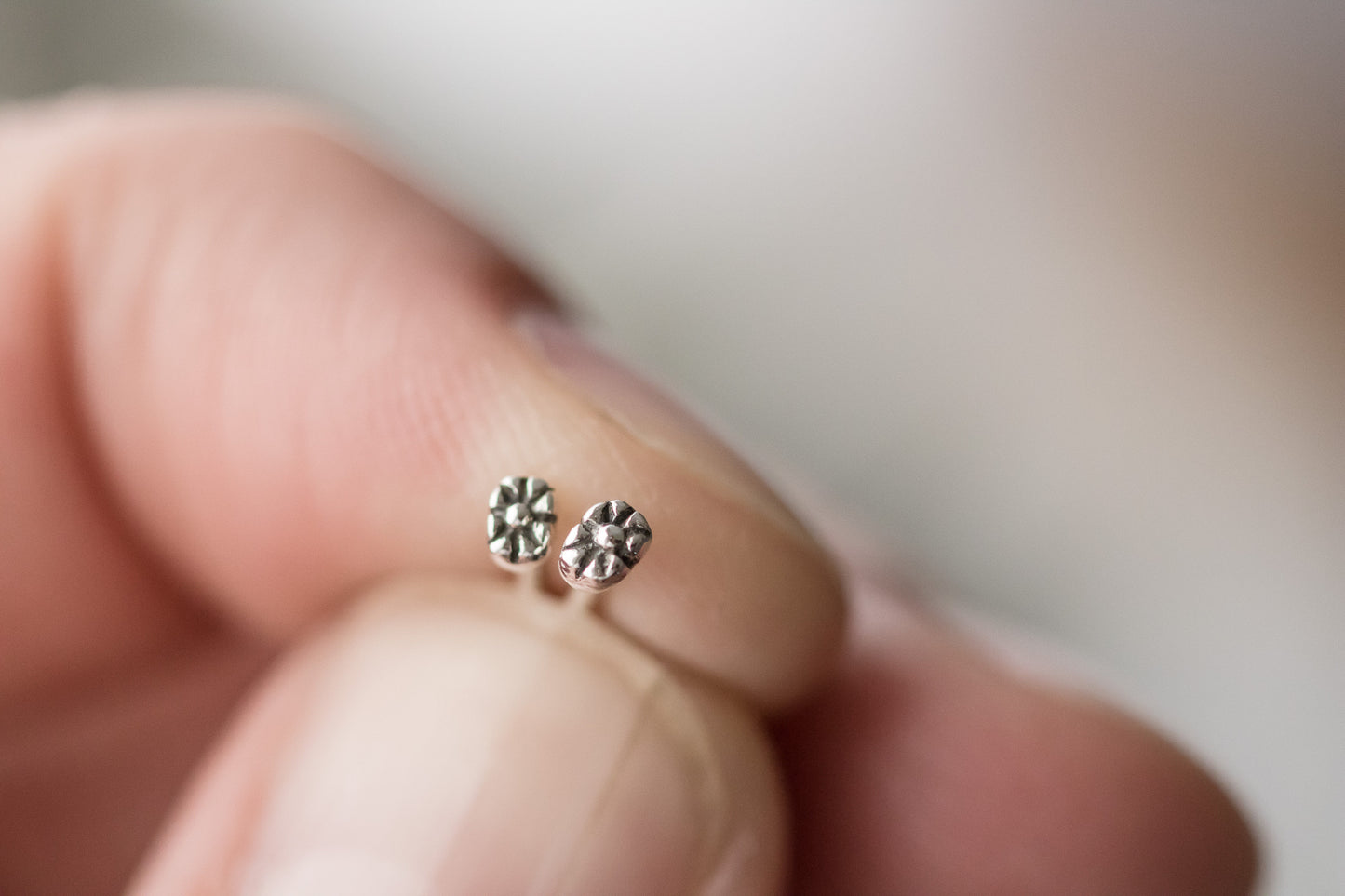 Sterling Silver Daisy Earrings, Daisy Stud Earrings, Daisy Post Earring, I Pick You Flower Earrings, Tiny Daisy Studs