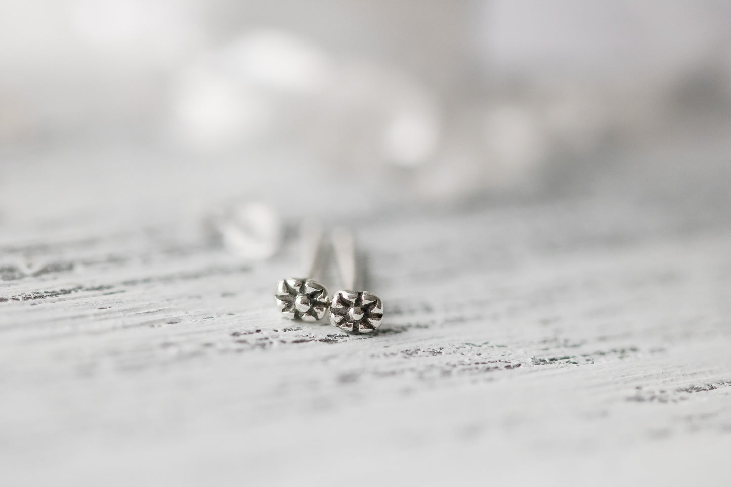 Sterling Silver Daisy Earrings, Daisy Stud Earrings, Daisy Post Earring, I Pick You Flower Earrings, Tiny Daisy Studs