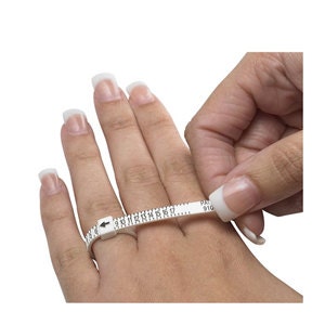 Reusable Adjustable Ring Sizer, Ring Gauge.