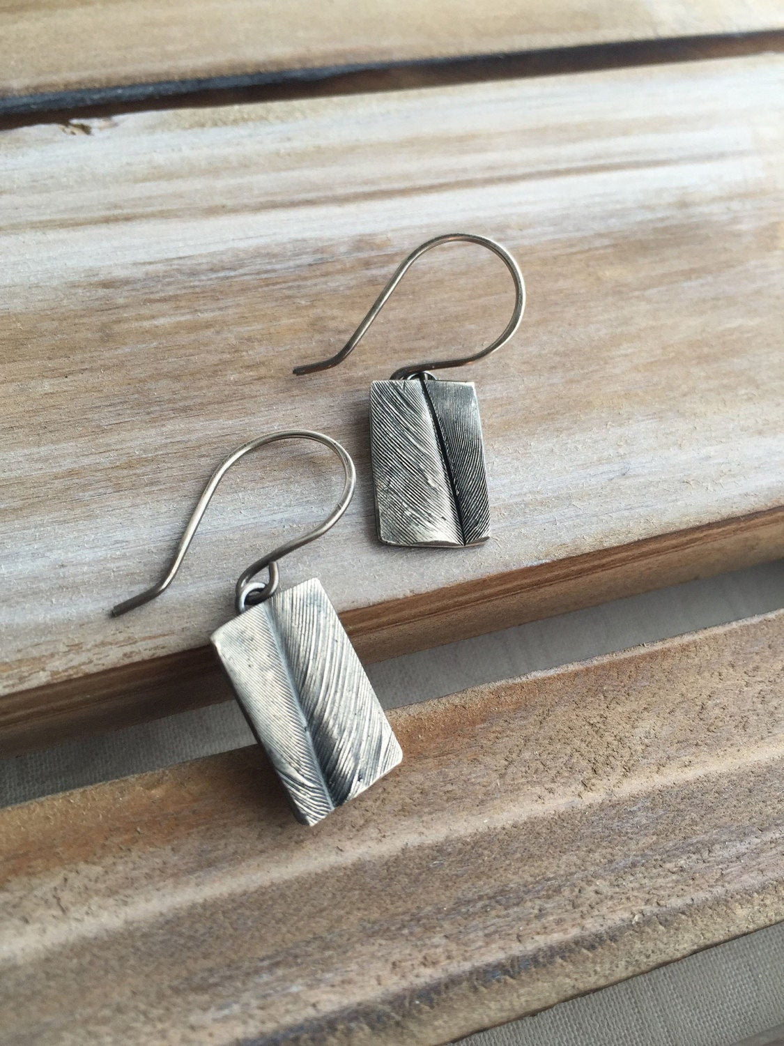Sterling Silver Feather Earrings, Boho Silver Earrings, Style, Feather Dangle Earrings,  Feather Jewelry, Boho Jewelry, Fine Silver
